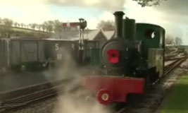 ITV image of Axe at Woody Bay