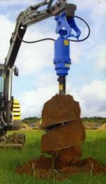 An auger of the type required for the L&amp;B Excavator