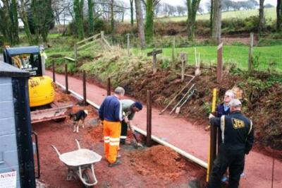 footpath to new toilets, woody Bay October 2008