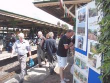 The Sales Stand at the Bluebell Railway's Horsted Keynes station during the Rail Collectors Fair on 22nd July 2007