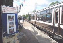 The Sales Stand at the Bluebell Railway's Horsted Keynes station during the Rail Collectors Fair on 22nd July 2007
