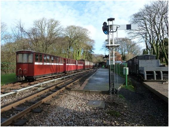 Coaches at Woody Bay - old and new,  2nd January 2014