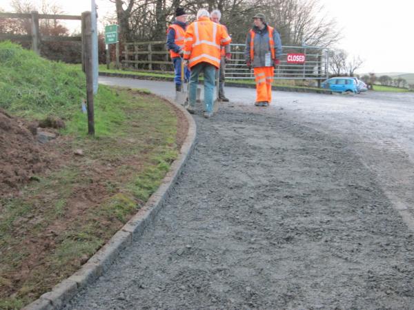 The new entrane, 16th January 2014