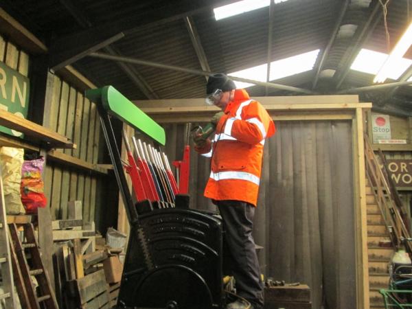 Restoring lever fram handles, 13th February 2014