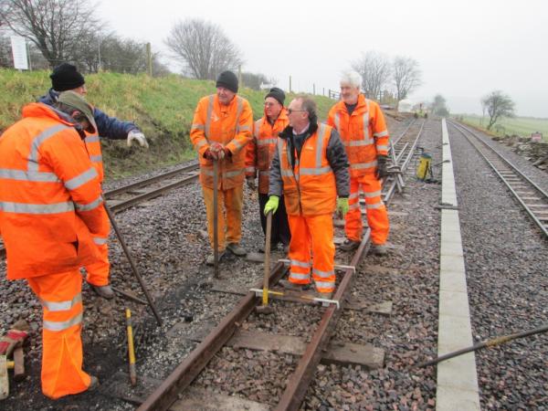 A brief pause in tracklaying, 6th March 2014