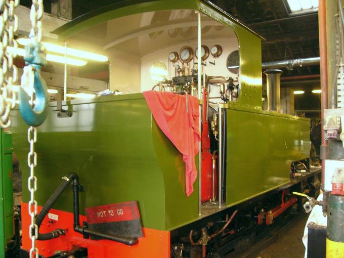 ISAAC, 15th June 2013 at Boston Lodge, cab view