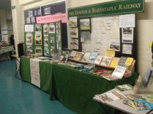 TVG group stand before the first visitors arrived Saturday morning